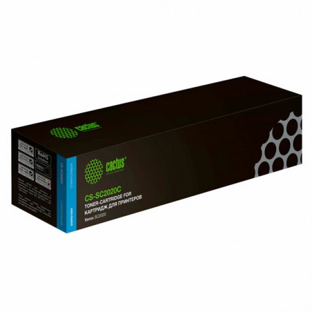 Картридж лазерный CACTUS (CS-SC2020C) для Xerox DocuCentre SC2020, голубой, ресурс 3000 страниц Картридж лазерный CACTUS (CS-SC2020C) для Xerox DocuCentre SC2020, голубой, ресурс 3000 страниц
