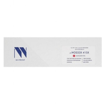 Картридж лазерный NV PRINT (NV-W2033X) для HP Color LaserJ M454dn/M454dw, пурпурный, ресурс 6000 страниц Картридж лазерный NV PRINT (NV-W2033X) для HP Color LaserJ M454dn/M454dw, пурпурный, ресурс 6000 страниц