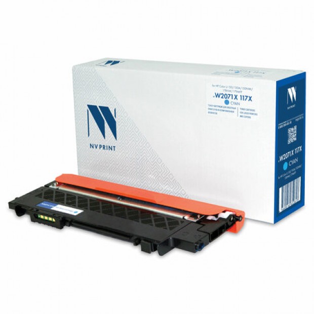 Картридж лазерный NV PRINT (NV-W2071X) для HP Color LJ 150a/150nw/178nw, голубой, ресурс 1300 страниц Картридж лазерный NV PRINT (NV-W2071X) для HP Color LJ 150a/150nw/178nw, голубой, ресурс 1300 страниц