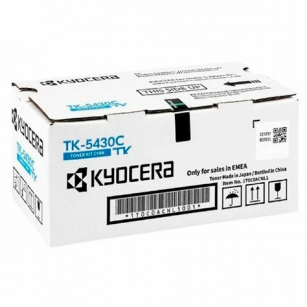 Тонер-картридж KYOCERA (TK-5430C) ECOSYS PA2100cx/MA2100cfx и другие, голубой, оригинальный, ресурс 1250 страниц, 1T0C0ACNL1 Тонер-картридж KYOCERA (TK-5430C) ECOSYS PA2100cx/MA2100cfx и другие, голубой, оригинальный, ресурс 1250 страниц, 1T0C0ACNL1