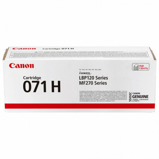 Картридж лазерный CANON (071H) для i-SENSYS MF275dw/MF272dw/LBP122dw, ресурс 2500 стр., оригинальный, 5646C002 Картридж лазерный CANON (071H) для i-SENSYS MF275dw/MF272dw/LBP122dw, ресурс 2500 стр., оригинальный, 5646C002