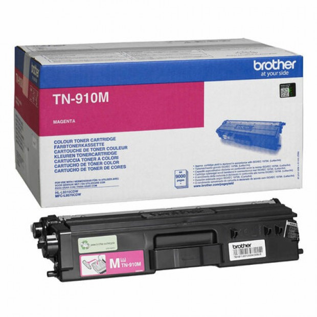 Картридж лазерный BROTHER (TN910M) HL-L9310CDW/MFC-L9570CDW, пурпурный, оригинальный, ресурс 9000 стр. Картридж лазерный BROTHER (TN910M) HL-L9310CDW/MFC-L9570CDW, пурпурный, оригинальный, ресурс 9000 стр.