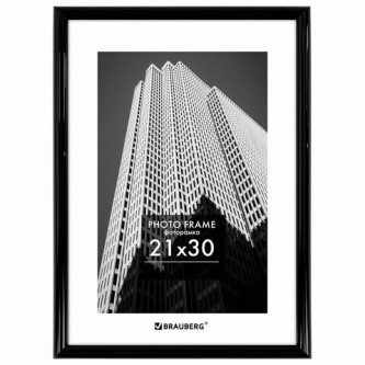 Рамка 21х30 см небьющаяся, багет 14 мм, пластик, BRAUBERG Рамка 21х30 см небьющаяся, багет 14 мм, пластик, BRAUBERG