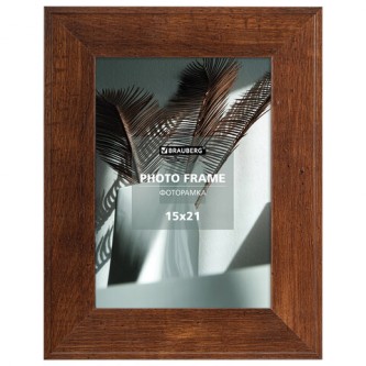 Рамка 15х21 см небьющаяся, багет 40 мм, МДФ, BRAUBERG Рамка 15х21 см небьющаяся, багет 40 мм, МДФ, BRAUBERG