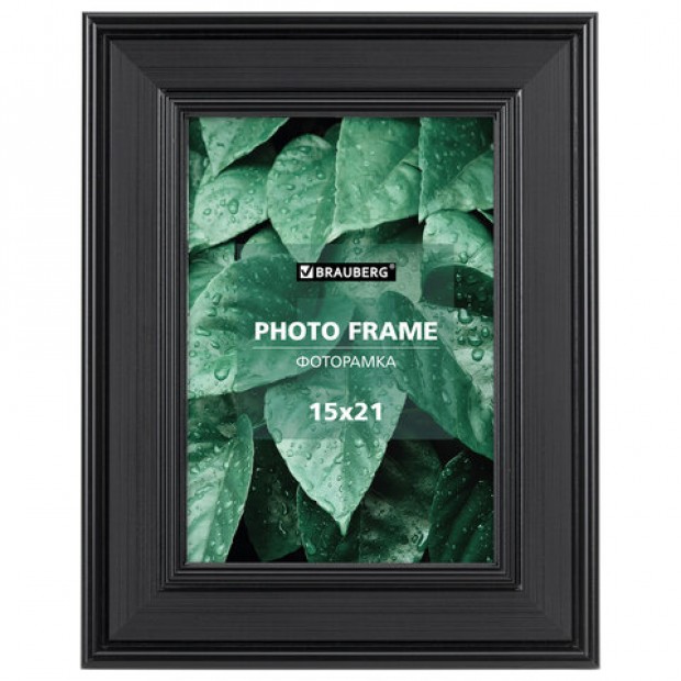 Рамка 15х21 см небьющаяся, багет 47 мм, пластик, BRAUBERG Рамка 15х21 см небьющаяся, багет 47 мм, пластик, BRAUBERG