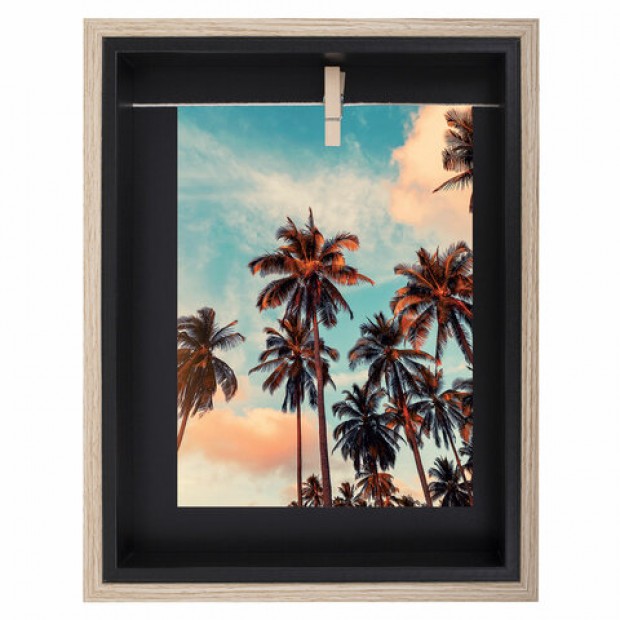 Рамка из МДФ BRAUBERG LOFT BLACK BOX, фото 13х18 см, с прищепкой, 20х25 см, 391290 Рамка из МДФ BRAUBERG LOFT BLACK BOX, фото 13х18 см, с прищепкой, 20х25 см, 391290