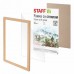 Рамка 21х30 см со стеклом, багет 16 мм дерево, STAFF Рамка 21х30 см со стеклом, багет 16 мм дерево, STAFF