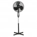 Вентилятор напольный SONNEN FS40-A55, d=40 см, 45 Вт, 3 скоростных режима, таймер, черный, 451035