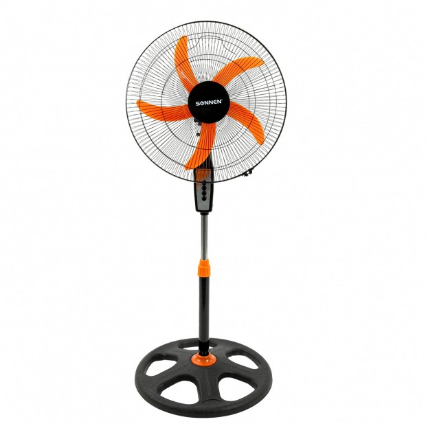 Вентилятор напольный, 3 режима, SONNEN TF-50W-45-А304, d=45 см, 50 Вт, черный, 454789, FS-45-A304 Вентилятор напольный, 3 режима, SONNEN TF-50W-45-А304, d=45 см, 50 Вт, черный, 454789, FS-45-A304