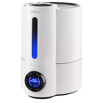 Увлажнитель воздуха KITFORT КТ-2801, объем бака 3,5 л, 26 Вт, арома-контейнер, ионизация, белый Увлажнитель воздуха KITFORT КТ-2801, объем бака 3,5 л, 26 Вт, арома-контейнер, ионизация, белый