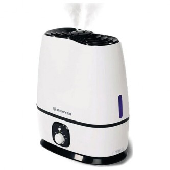 Увлажнитель воздуха BRAYER BR4702, объем бака 6 л, 25 Вт, арома-контейнер, белый Увлажнитель воздуха BRAYER BR4702, объем бака 6 л, 25 Вт, арома-контейнер, белый
