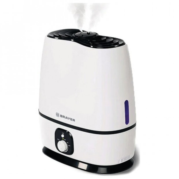 Увлажнитель воздуха BRAYER BR4702, объем бака 6 л, 25 Вт, арома-контейнер, белый Увлажнитель воздуха BRAYER BR4702, объем бака 6 л, 25 Вт, арома-контейнер, белый