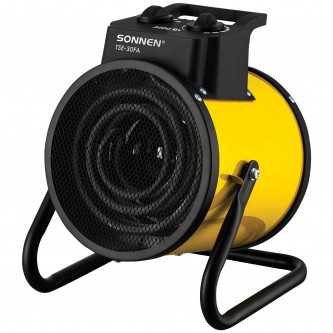 Тепловая пушка SONNEN TSE-30FA, 3000 Вт, ТЭН/спиральный нагревательный элемент, 2 режима, 456208 Тепловая пушка SONNEN TSE-30FA, 3000 Вт, ТЭН/спиральный нагревательный элемент, 2 режима, 456208