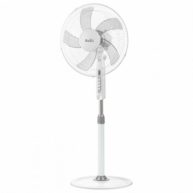Вентилятор напольный, 3 режима, BALLU BFF-802, d=43 см, 45 Вт, белый, НС-1236005 Вентилятор напольный, 3 режима, BALLU BFF-802, d=43 см, 45 Вт, белый, НС-1236005