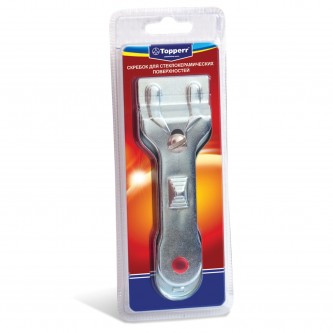 Скребок для стеклокерамики TOPPERR SC1, металлический, 1302 Скребок для стеклокерамики TOPPERR SC1, металлический, 1302