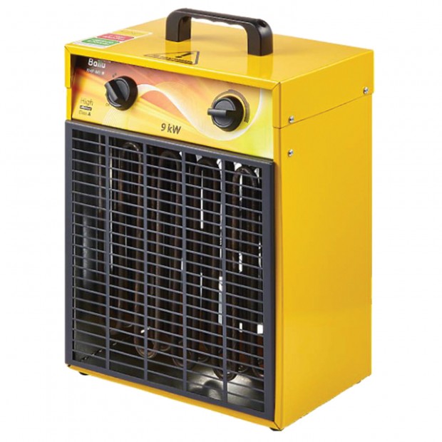 Тепловая пушка электрическая BALLU BHP-ME-9, 9000 Вт, 380 B, терморегулятор, прямоугольная, желтая, НС-1069380 Тепловая пушка электрическая BALLU BHP-ME-9, 9000 Вт, 380 B, терморегулятор, прямоугольная, желтая, НС-1069380