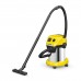Пылесос хозяйственный KARCHER WD 3 PS, мусоросборник 17 л, мощность 1000 Вт, желтый, 1.628-190.0 Пылесос хозяйственный KARCHER WD 3 PS, мусоросборник 17 л, мощность 1000 Вт, желтый, 1.628-190.0