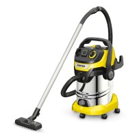 Пылесос хозяйственный KARCHER WD 6 PS, мусоросборник 30 л, мощность 1300 Вт, желтый, 1.628-360.0 Пылесос хозяйственный KARCHER WD 6 PS, мусоросборник 30 л, мощность 1300 Вт, желтый, 1.628-360.0