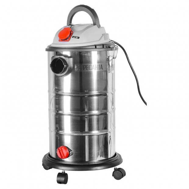 Пылесос хозяйственный РЕСАНТА ПС-1500/30, 1500 Вт, сухая/влажная уборка, сила всасывания 300 Вт, бак 30 л, 75/19/2 Пылесос хозяйственный РЕСАНТА ПС-1500/30, 1500 Вт, сухая/влажная уборка, сила всасывания 300 Вт, бак 30 л, 75/19/2