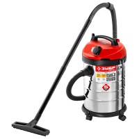 Пылесос хозяйственный ЗУБР ПУ-30-1400, 1400 Вт, сухая/влажная уборка, сила всасывания 300 Вт, бак 30 л, ПУ-30-1400 М3 Пылесос хозяйственный ЗУБР ПУ-30-1400, 1400 Вт, сухая/влажная уборка, сила всасывания 300 Вт, бак 30 л, ПУ-30-1400 М3