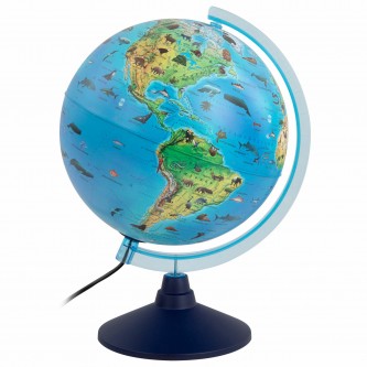 Глобус интерактивный + очки VR, зоогеографический, GLOBEN, 25см, с подсветкой, INT12500306 Глобус интерактивный + очки VR, зоогеографический, GLOBEN, 25см, с подсветкой, INT12500306