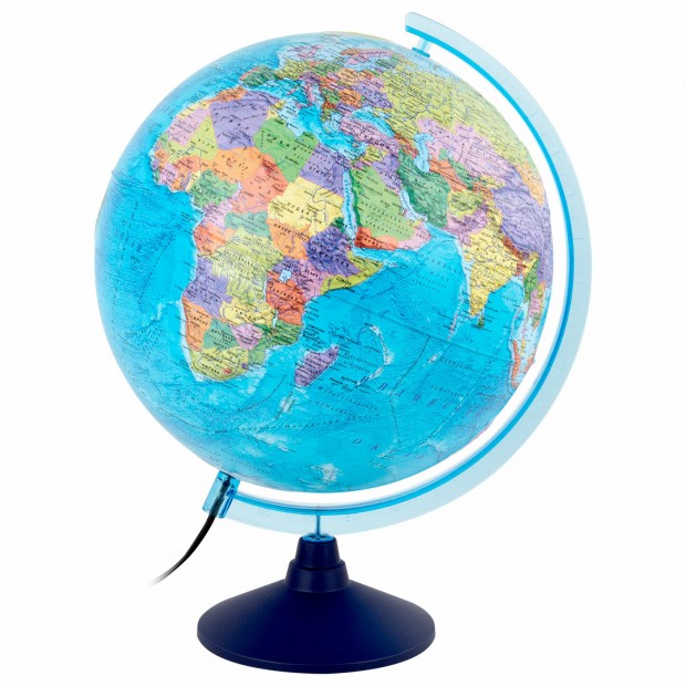 Глобус интерактивный + очки VR политический, Globen, 32 см, рельефный, с подсветкой, INT13200315 Глобус интерактивный + очки VR политический, Globen, 32 см, рельефный, с подсветкой, INT13200315