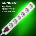 Сетевой фильтр SONNEN U-363, 6 розеток, с заземлением, выключатель, 10 А, 3 м, белый, 511426 Сетевой фильтр SONNEN U-363, 6 розеток, с заземлением, выключатель, 10 А, 3 м, белый, 511426