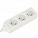 Удлинитель сетевой SONNEN U-135, 3 розетки, без заземления, 6 А, 5 м, белый, 511430 Удлинитель сетевой SONNEN U-135, 3 розетки, без заземления, 6 А, 5 м, белый, 511430