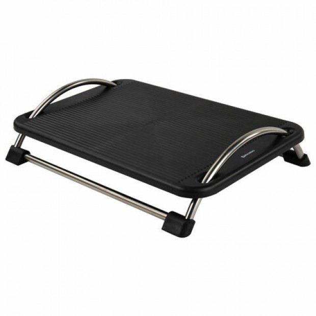 Подставка для ног BRAUBERG офисная, 43,5х33 см, регулируемый угол наклона, черная, 531488 Подставка для ног BRAUBERG офисная, 43,5х33 см, регулируемый угол наклона, черная, 531488