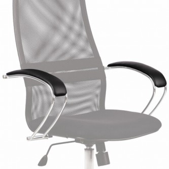 Накладки мягкие на подлокотники кресел Метта серии SU-B, К-7, К-9, К-27, КОМПЛЕКТ 2 шт., экокожа, черные Накладки мягкие на подлокотники кресел Метта серии SU-B, К-7, К-9, К-27, КОМПЛЕКТ 2 шт., экокожа, черные