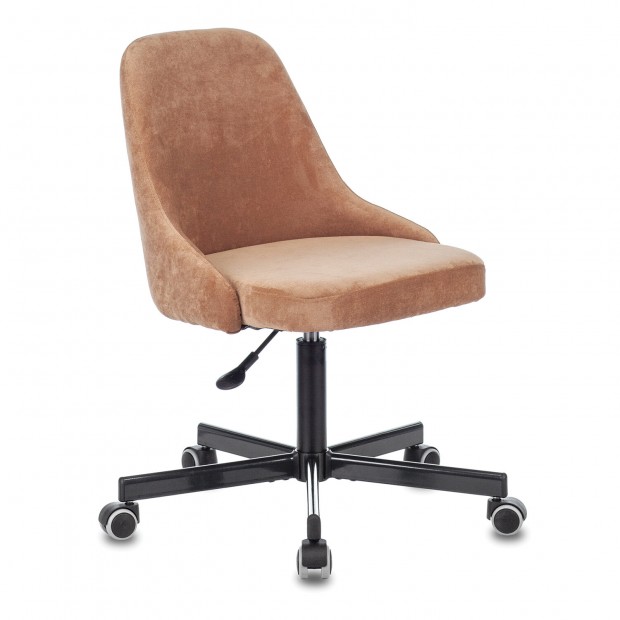 Кресло CH-340M, пятилучие металлическое, ткань, светло-коричневое, 1397884 Кресло CH-340M, пятилучие металлическое, ткань, светло-коричневое, 1397884