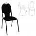Стул для посетителей РС02М, черный каркас, ткань черная