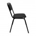 Стул для посетителей РС42, черный каркас, кожзам черный Стул для посетителей РС42, черный каркас, кожзам черный