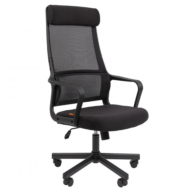 Кресло офисное Chairman CH 590, сетка/ткань, черное, ш/к 53304, 7134733 Кресло офисное Chairman CH 590, сетка/ткань, черное, ш/к 53304, 7134733