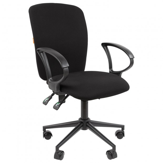 Кресло офисное Chairman CH 9801, пятилучие металл, ткань, черное, ш/к 57852, 7150934 Кресло офисное Chairman CH 9801, пятилучие металл, ткань, черное, ш/к 57852, 7150934