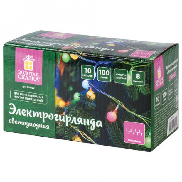 Электрогирлянда-нить комнатная Электрогирлянда-нить комнатная