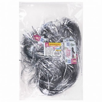 Дождик новогодний, КОМПЛЕКТ 5 штук, ширина 10 см, длина 2 м, серебристый, ЗОЛОТАЯ СКАЗКА, 592290 Дождик новогодний, КОМПЛЕКТ 5 штук, ширина 10 см, длина 2 м, серебристый, ЗОЛОТАЯ СКАЗКА, 592290