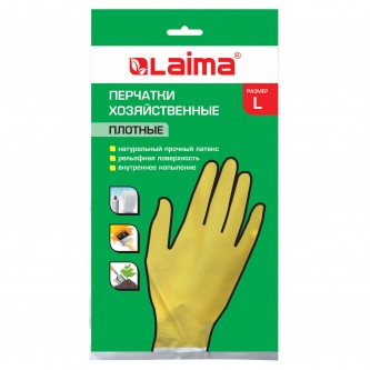 Перчатки МНОГОРАЗОВЫЕ латексные LAIMA Перчатки МНОГОРАЗОВЫЕ латексные LAIMA
