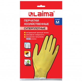 Перчатки МНОГОРАЗОВЫЕ латексные LAIMA Перчатки МНОГОРАЗОВЫЕ латексные LAIMA