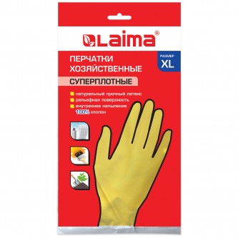 Перчатки МНОГОРАЗОВЫЕ латексные LAIMA Перчатки МНОГОРАЗОВЫЕ латексные LAIMA