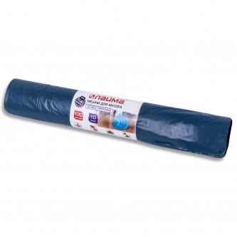 Мешки для мусора 120 л, синие, в рулоне 10 шт., особо прочные, ПВД 40 мкм, 70х110 см, LAIMA, 601387 Мешки для мусора 120 л, синие, в рулоне 10 шт., особо прочные, ПВД 40 мкм, 70х110 см, LAIMA, 601387