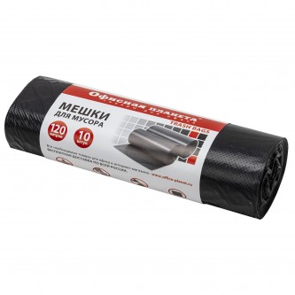 Мешки для мусора 120 л, черные, в рулоне 10 шт., прочные, ПНД 20 мкм, 70х110 см, ОФИСНАЯ ПЛАНЕТА, 601390 Мешки для мусора 120 л, черные, в рулоне 10 шт., прочные, ПНД 20 мкм, 70х110 см, ОФИСНАЯ ПЛАНЕТА, 601390