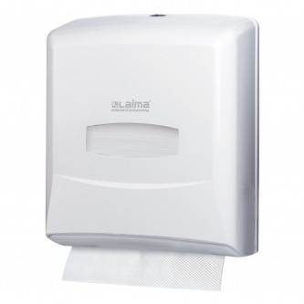Диспенсер для полотенец LAIMA PROFESSIONAL CLASSIC (Система H3), V-сложения, белый, ABS-пластик, 601426 Диспенсер для полотенец LAIMA PROFESSIONAL CLASSIC (Система H3), V-сложения, белый, ABS-пластик, 601426