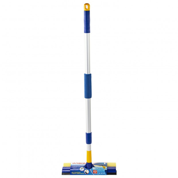 Окномойка LAIMA, алюминиевая телескопическая ручка 76-125 см, рабочая часть 25 см (стяжка, губка, ручка), для дома и офиса, 601493 Окномойка LAIMA, алюминиевая телескопическая ручка 76-125 см, рабочая часть 25 см (стяжка, губка, ручка), для дома и офиса, 601493