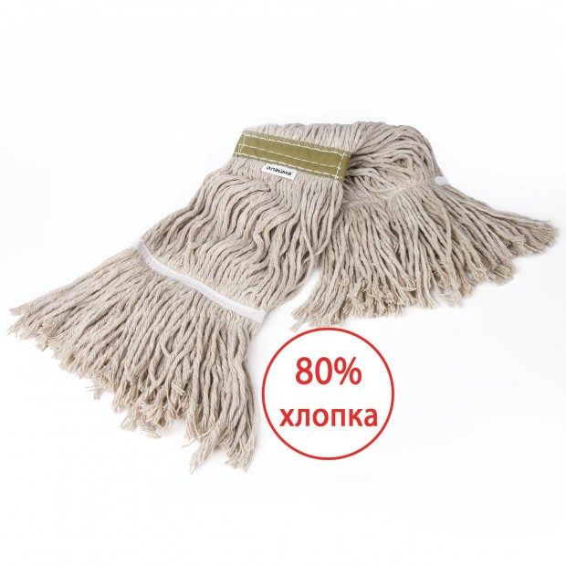 Насадка МОП Кентукки для швабры, хлопок/полиэстер, длина ворса 37 см, вес 400 г, LAIMA PROFESSIONAL, 601512 Насадка МОП Кентукки для швабры, хлопок/полиэстер, длина ворса 37 см, вес 400 г, LAIMA PROFESSIONAL, 601512