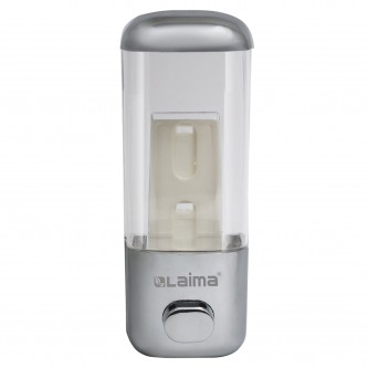 Дозатор для жидкого мыла LAIMA, НАЛИВНОЙ, 0,5 л, хром, ABS-пластик, 601793