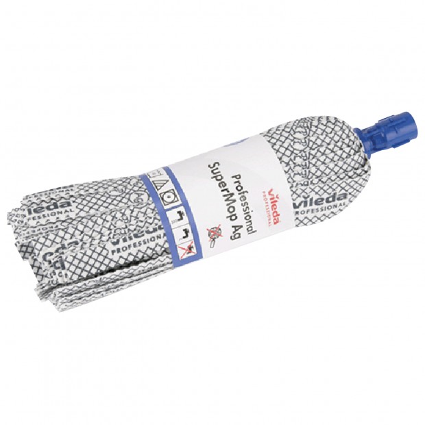 Насадка МОП ленточная для швабры, крепление еврорезьба, хлопок/полиэстер/резина, 33 см, VILEDA Насадка МОП ленточная для швабры, крепление еврорезьба, хлопок/полиэстер/резина, 33 см, VILEDA