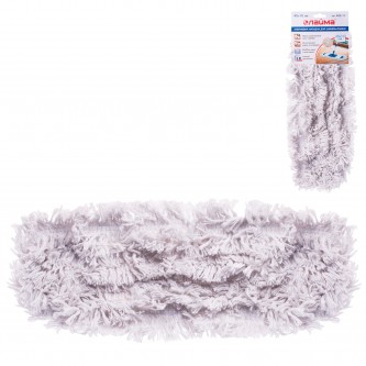 Насадка МОП плоская для швабры/держателя 40 см, карманы (ТИП К), хлопок (ворс 4,5 см), LAIMA, 603115 Насадка МОП плоская для швабры/держателя 40 см, карманы (ТИП К), хлопок (ворс 4,5 см), LAIMA, 603115