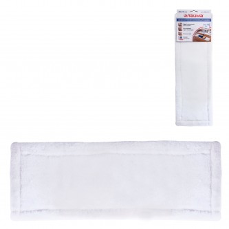 Насадка МОП плоская для швабры/держателя 40 см, карманы (ТИП К), плотная микрофибра, LAIMA Насадка МОП плоская для швабры/держателя 40 см, карманы (ТИП К), плотная микрофибра, LAIMA