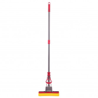 Швабра самоотжимная, роликовый отжим, насадка PVA 27 см, телескопический черенок 70-125 см, LAIMA, 603596 Швабра самоотжимная, роликовый отжим, насадка PVA 27 см, телескопический черенок 70-125 см, LAIMA, 603596